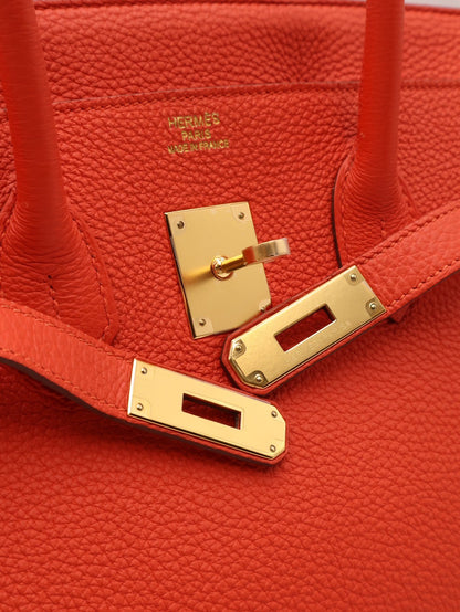 HERMES Birkin 35 - Rouge Tomate S5 番茄紅金 🅀