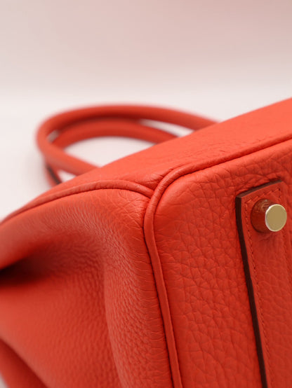 HERMES Birkin 35 - Rouge Tomate S5 番茄紅金 🅀
