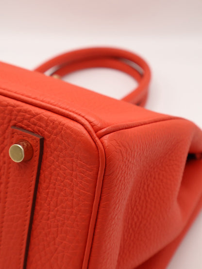 HERMES Birkin 35 - Rouge Tomate S5 番茄紅金 🅀