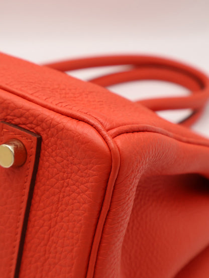 HERMES Birkin 35 - Rouge Tomate S5 番茄紅金 🅀