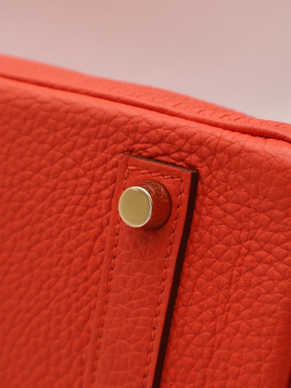 HERMES Birkin 35 - Rouge Tomate S5 番茄紅金 🅀