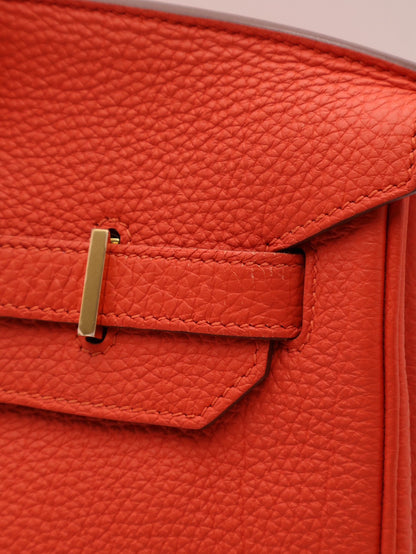 HERMES Birkin 35 - Rouge Tomate S5 番茄紅金 🅀
