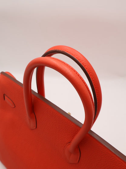 HERMES Birkin 35 - Rouge Tomate S5 番茄紅金 🅀