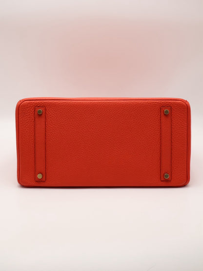 HERMES Birkin 35 - Rouge Tomate S5 番茄紅金 🅀