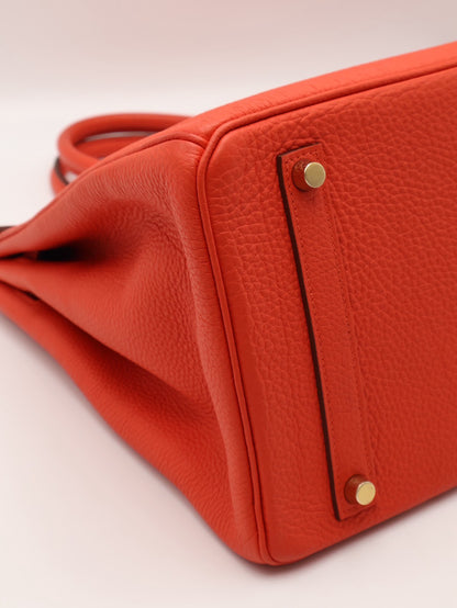 HERMES Birkin 35 - Rouge Tomate S5 番茄紅金 🅀