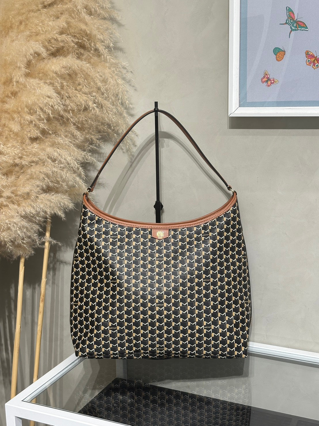 MOYNAT Hobo單肩包 - 棕
