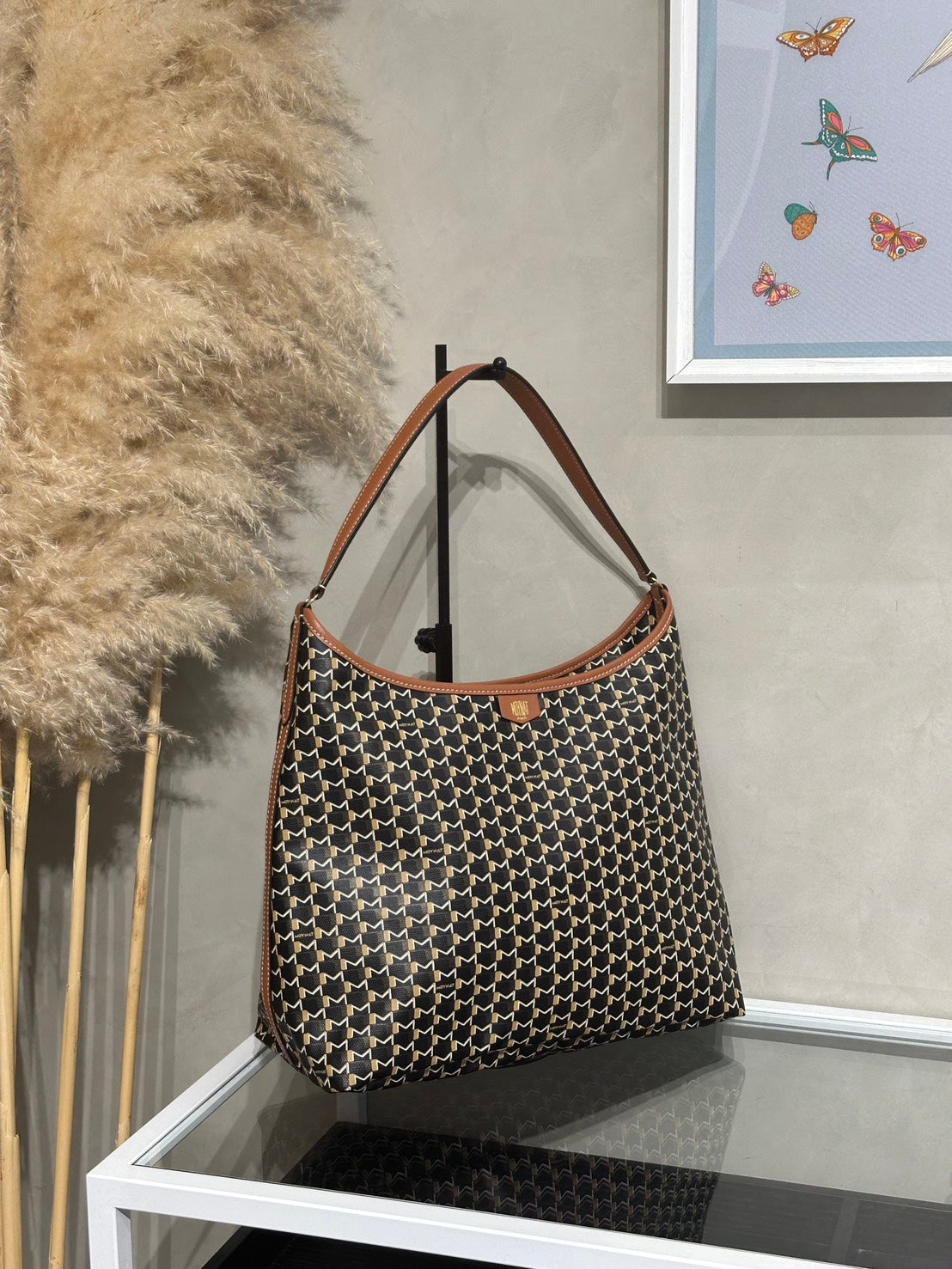 MOYNAT Hobo單肩包 - 棕