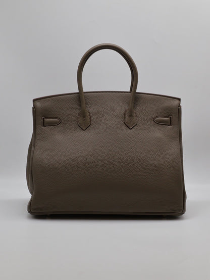 HERMES Birkin 35 - 錫器灰銀 🅀