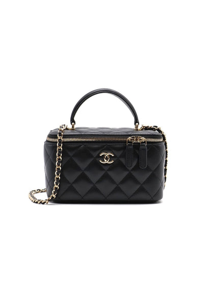 CHANEL Handle長盒子 - 黑金31開