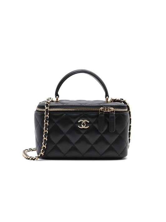 CHANEL Handle長盒子 - 黑金31開