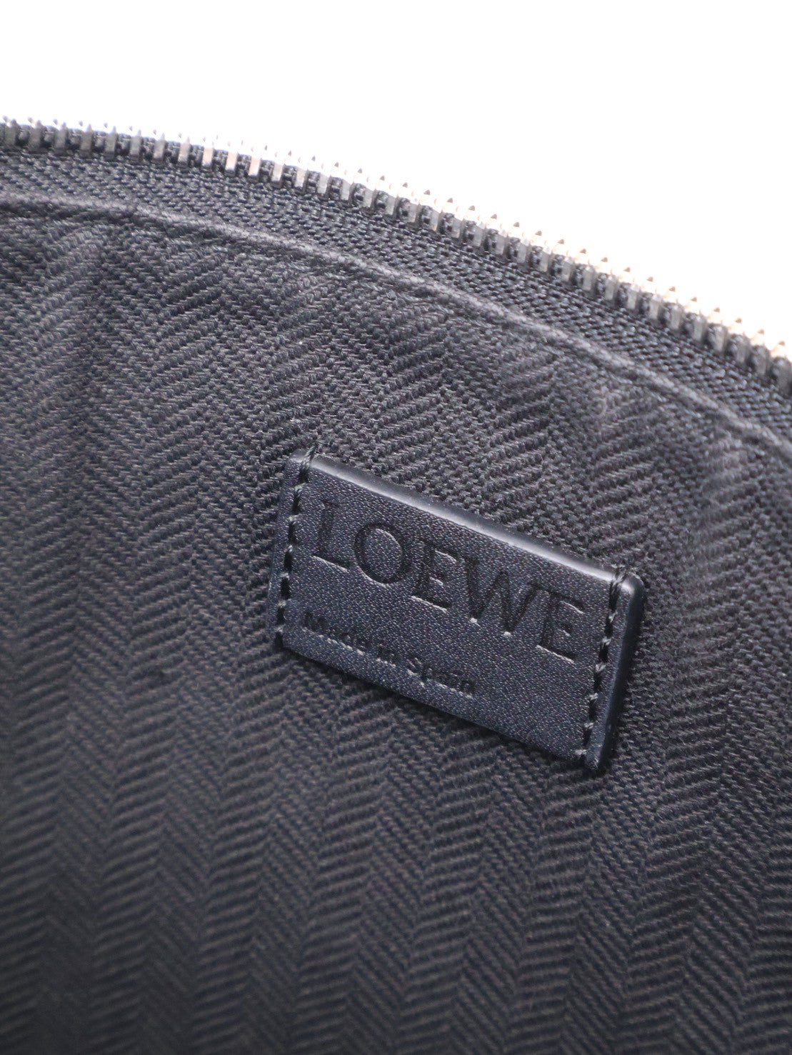 LOEWE 經典小牛皮Hammock Hobo - 黑