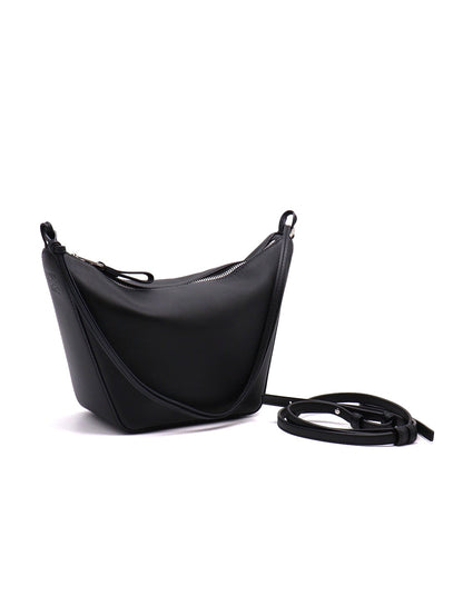 LOEWE 經典小牛皮Hammock Hobo - 黑