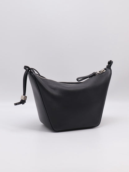 LOEWE 經典小牛皮Hammock Hobo - 黑