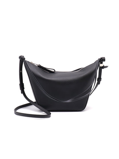 LOEWE 經典小牛皮Hammock Hobo - 黑