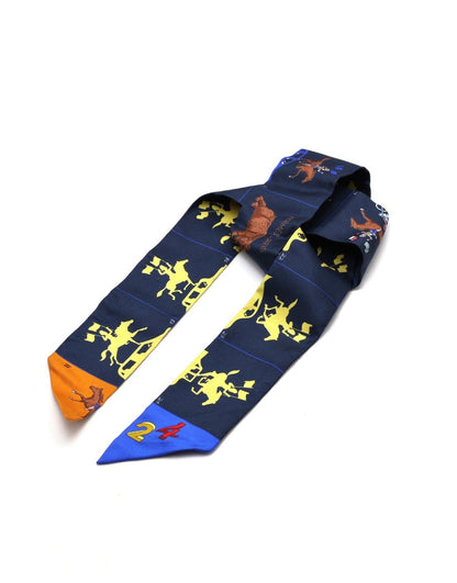 HERMES 愛馬仕巡遊Twilly - 深藍