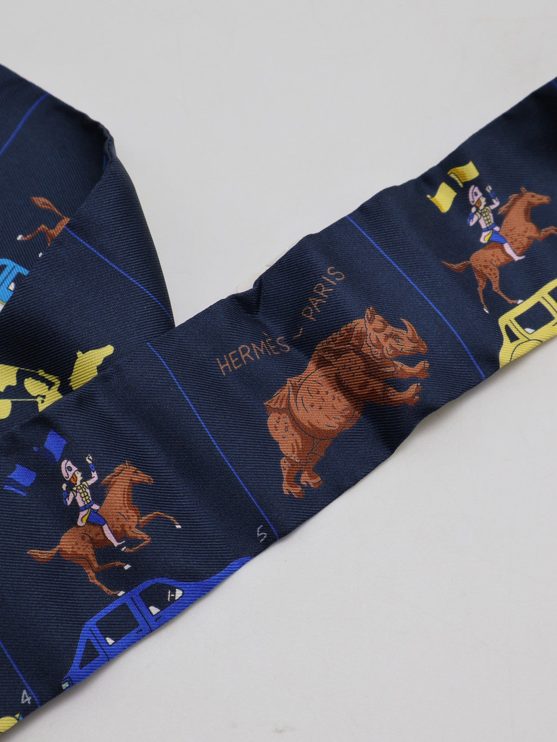 HERMES 愛馬仕巡遊Twilly - 深藍