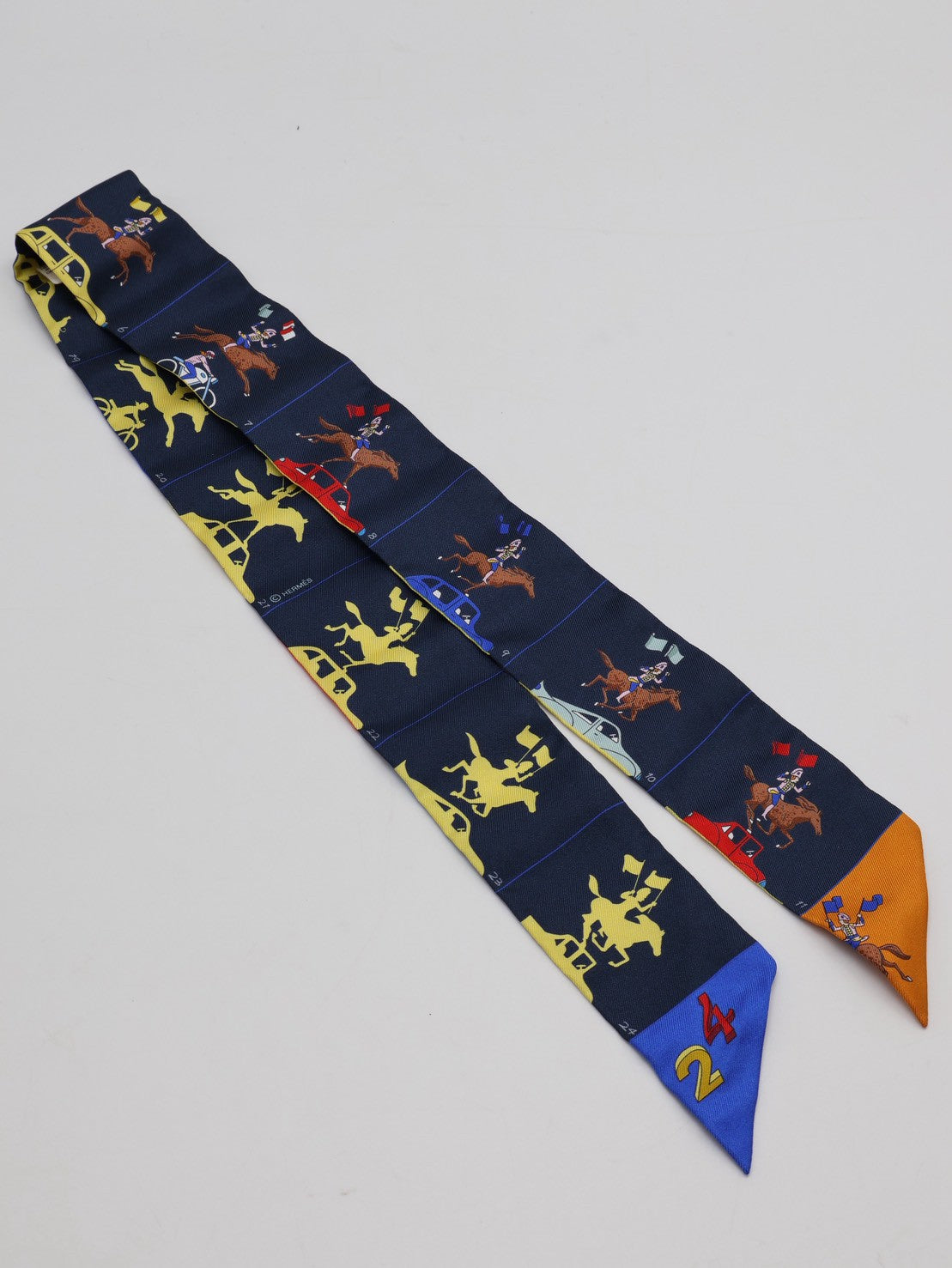 HERMES 愛馬仕巡遊Twilly - 深藍