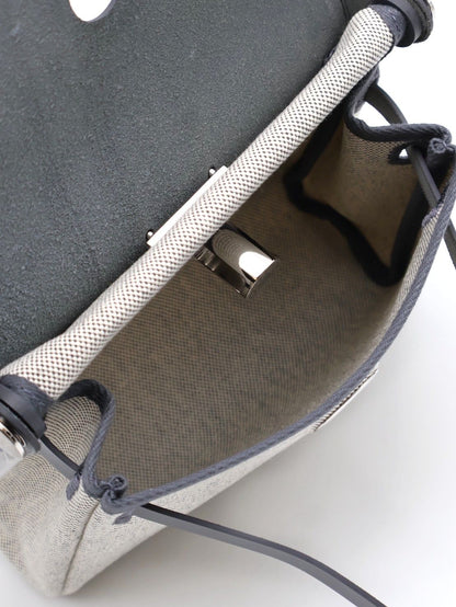 HERMES Herbag Zip 20 - Ardoise 85 石板灰銀