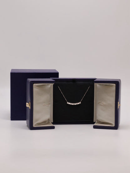 CHAUMET Bee de Chaumet 18K白金鑽石項鍊