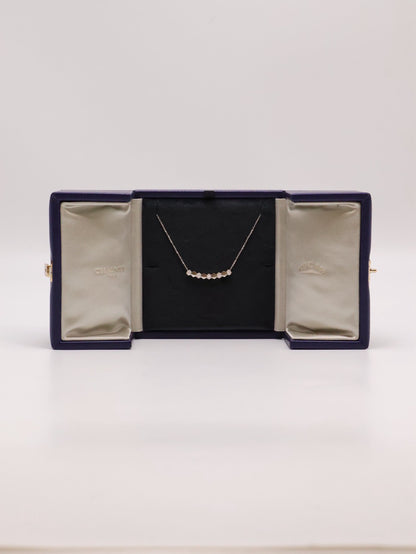CHAUMET Bee de Chaumet 18K白金鑽石項鍊