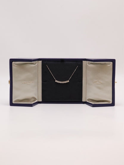 CHAUMET Bee de Chaumet 18K白金鑽石項鍊