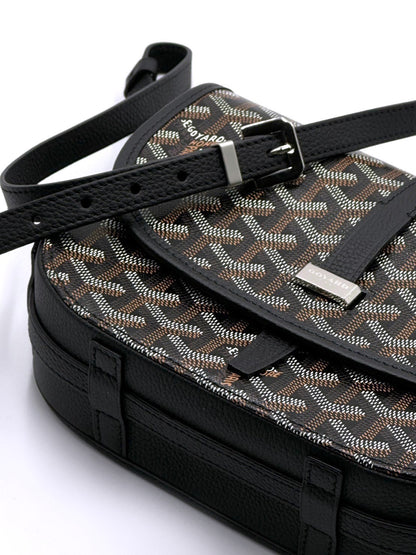 GOYARD Belvedere 郵差包 - 小號黑