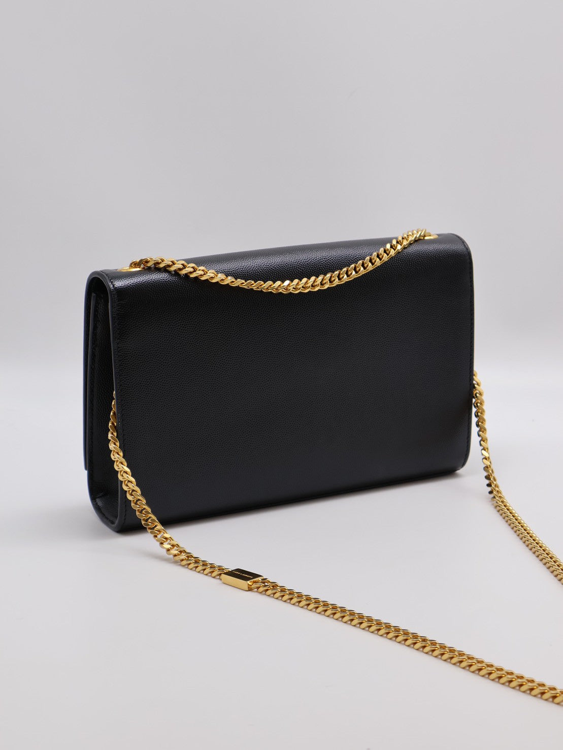 YSL Kate 鍊帶斜背包 - 黑金