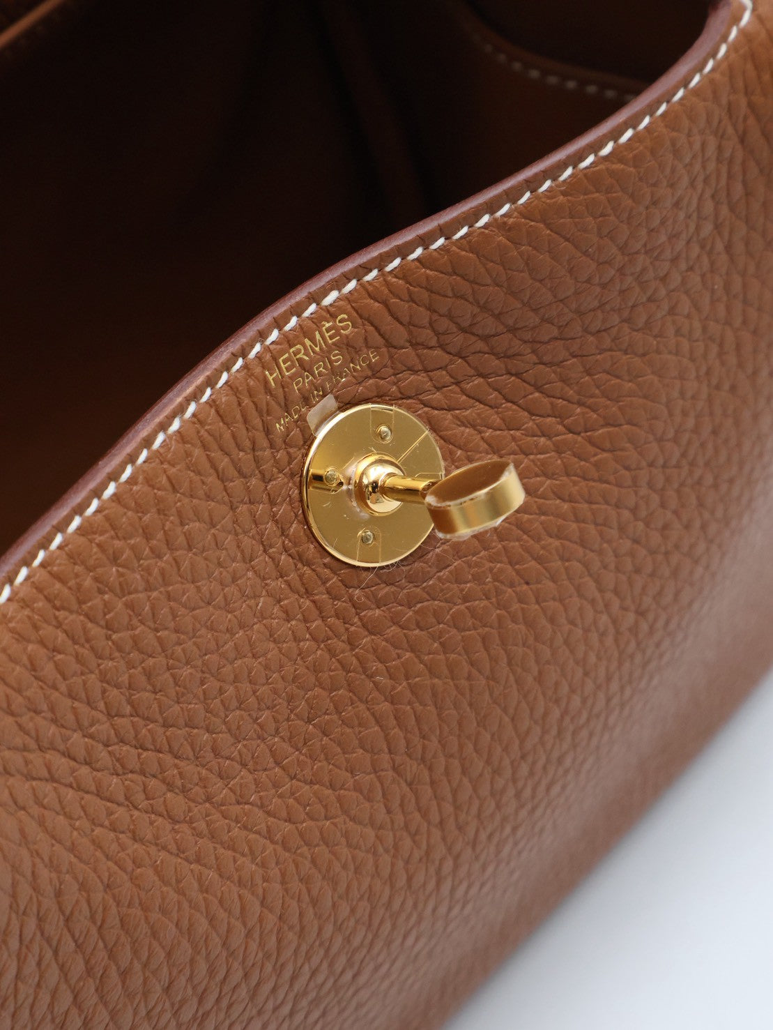 HERMES Mini Lindy - Gold 37 金棕金 U