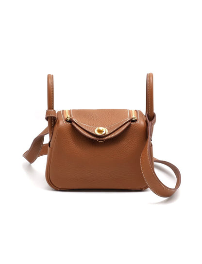 HERMES Mini Lindy - Gold 37 金棕金 U