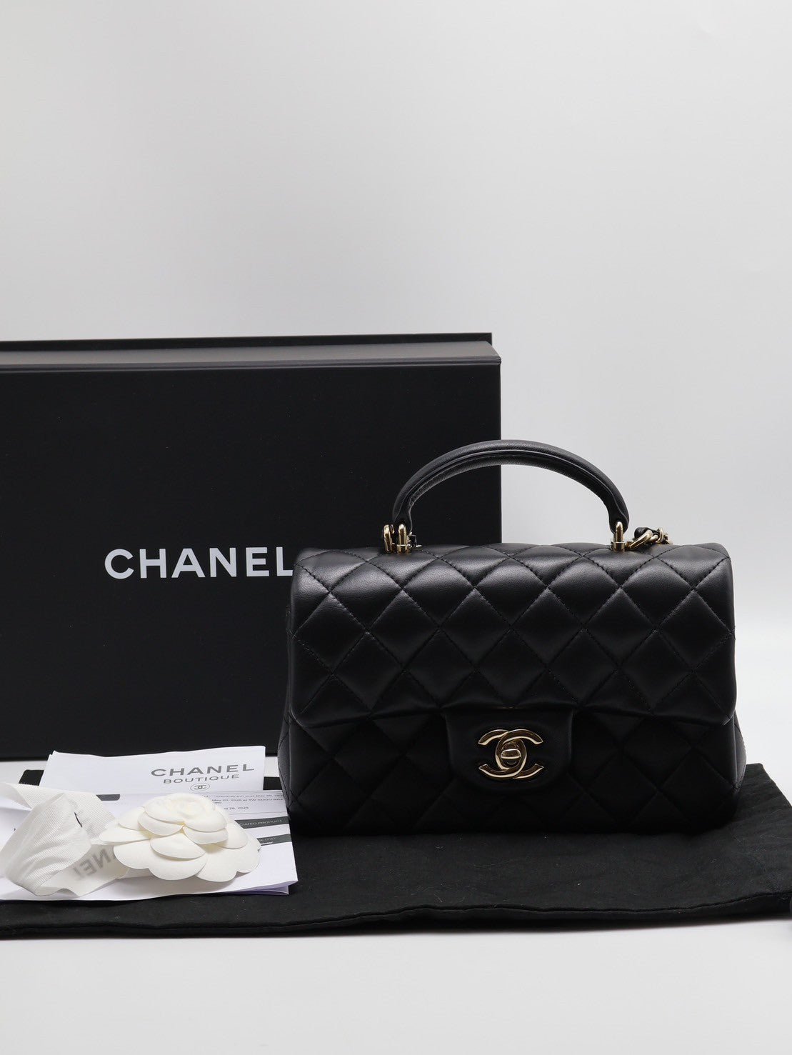 CHANEL Handle Mini CF20 - 黑金