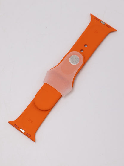 HERMES Apple Watch 11 - 46 鈦金屬+黑白編織錶帶