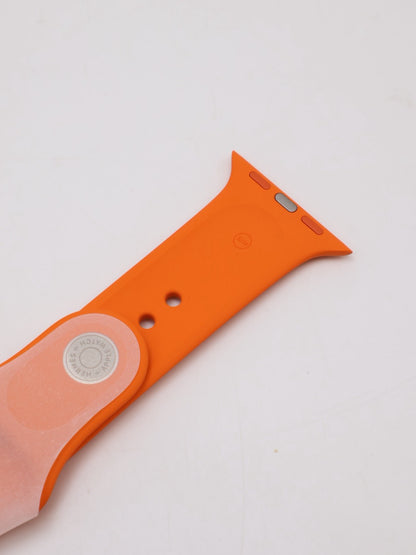 HERMES Apple Watch 11 - 46 鈦金屬+黑白編織錶帶