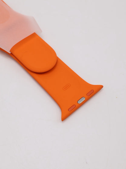 HERMES Apple Watch 11 - 46 鈦金屬+黑白編織錶帶