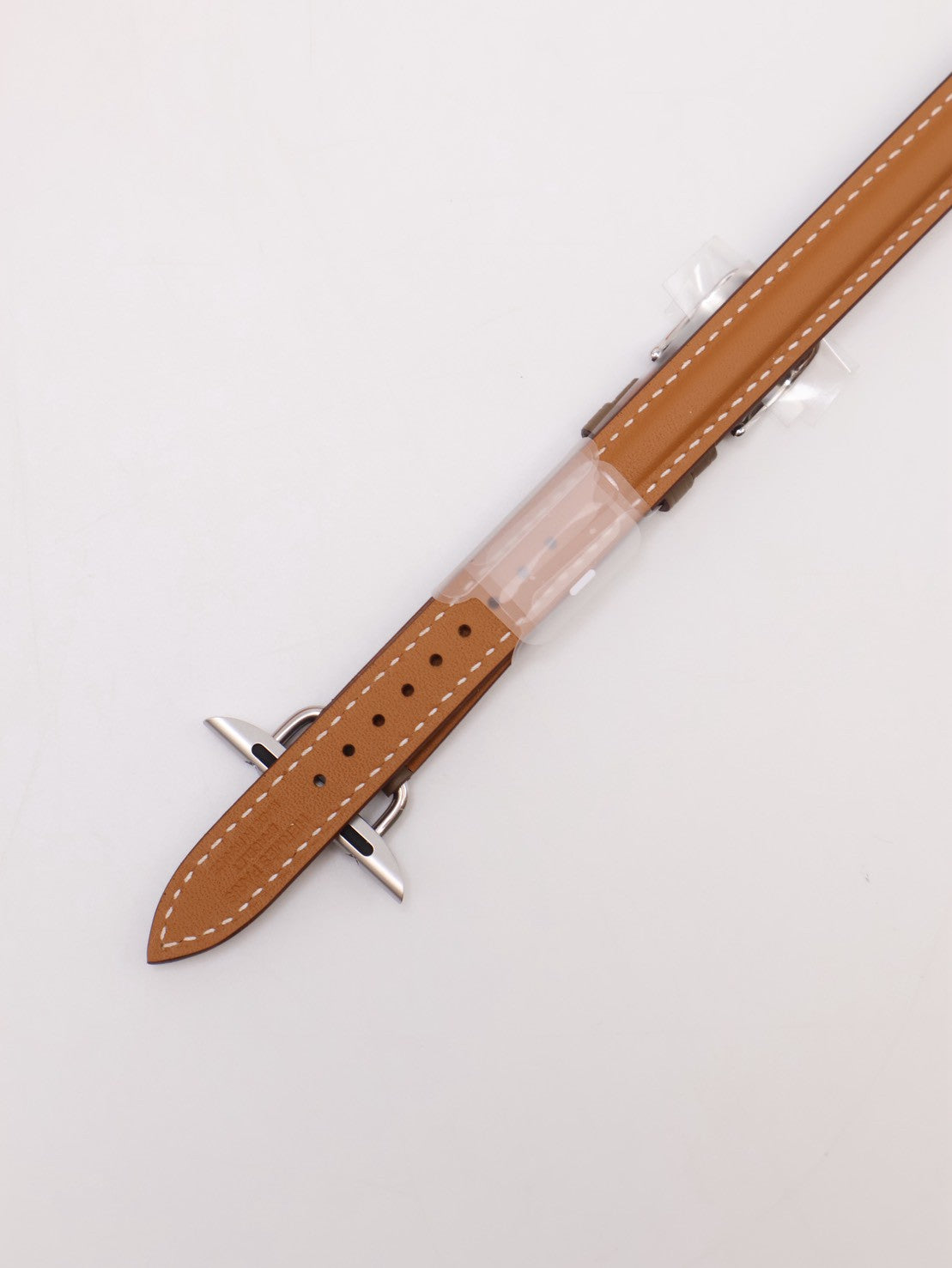 HERMES Apple Watch 11 - 42 鈦金屬+大象灰雙圈錶帶