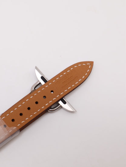 HERMES Apple Watch 11 - 42 鈦金屬+大象灰雙圈錶帶