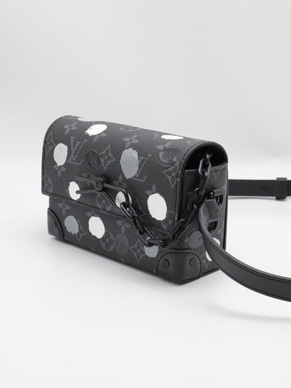LOUIS VUITTON X 草間彌生聯名款Steamer斜背包