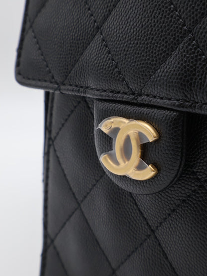 CHANEL 25 Hobo Bag - 中號黑金