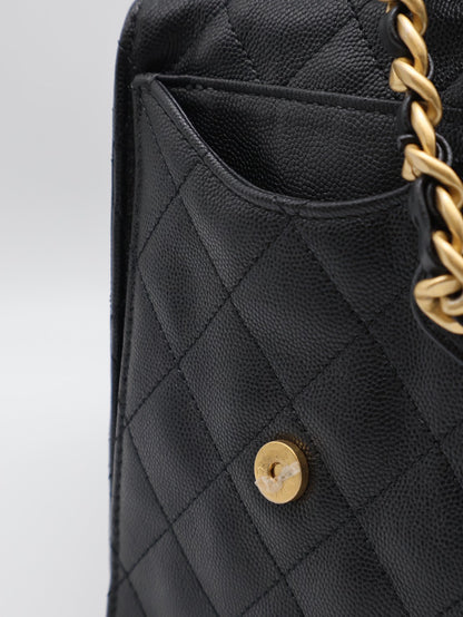 CHANEL 25 Hobo Bag - 中號黑金