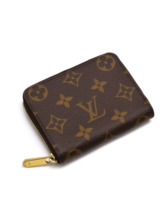 LOUIS VUITTON 經典老花拉鍊零錢包