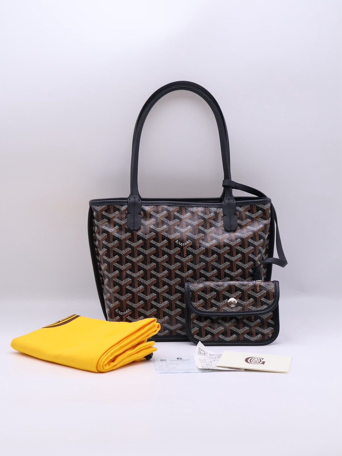 GOYARD Anjou Mini Tote - 黑
