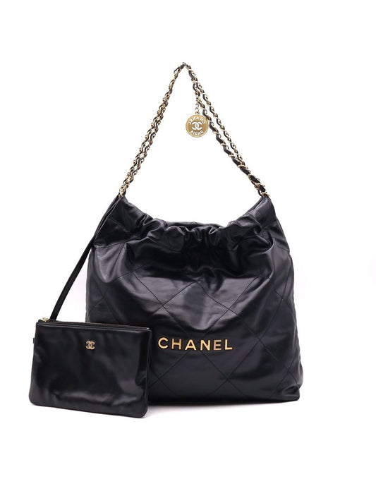 CHANEL 22 Bag - 中號黑金