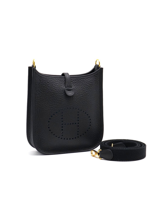 HERMES Mini Evelyne - Noir 89 黑金 W
