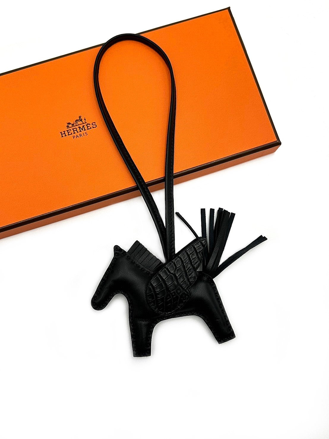 HERMES Rodeo pegase鱷魚皮小飛馬 - Noir 89 黑