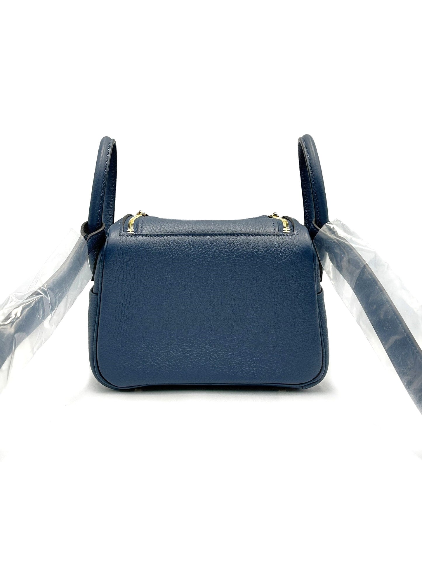HERMES Mini lindy - 普魯士藍金