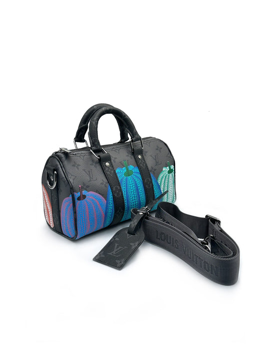 LOUIS VUITTON X 草間彌生聯名款Keepall 25 - 彩色南瓜