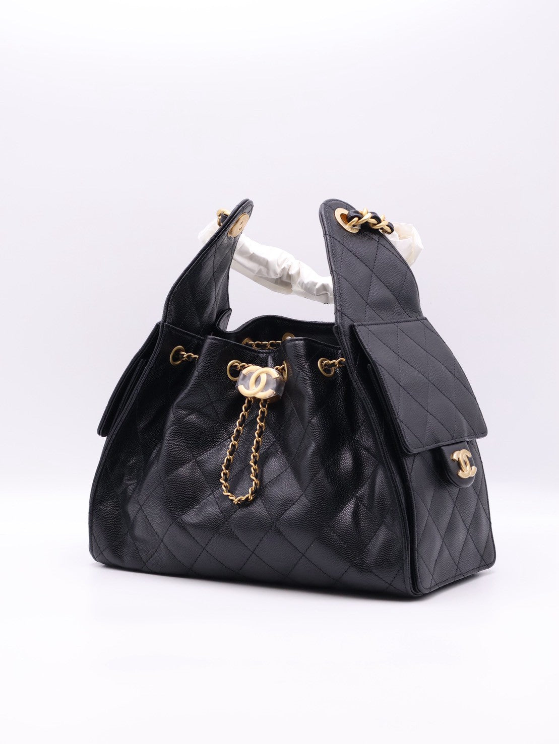 CHANEL 25 Hobo Bag - 小號黑金