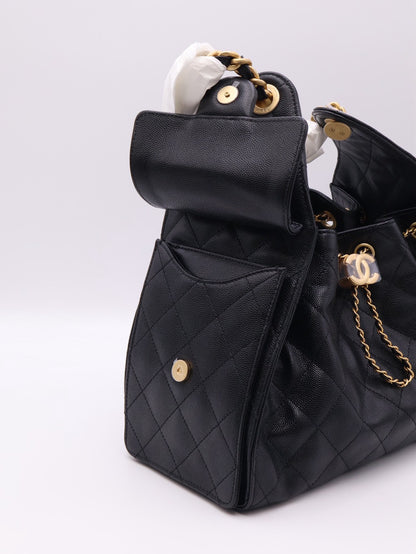CHANEL 25 Hobo Bag - 小號黑金