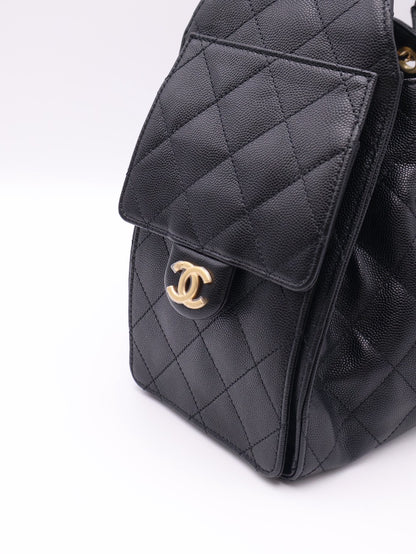 CHANEL 25 Hobo Bag - 小號黑金