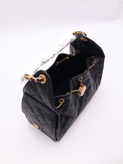 CHANEL 25 Hobo Bag - 小號黑金