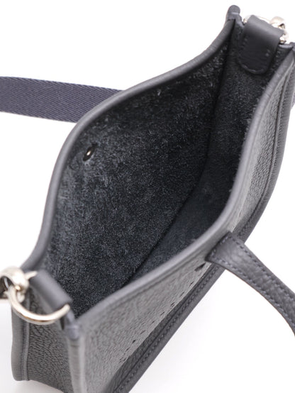 HERMES Mini evelyne - 石板灰銀